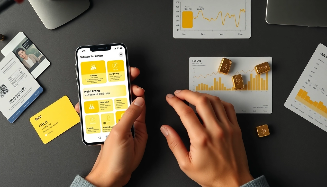 how to invest in gold using mobile apps-article