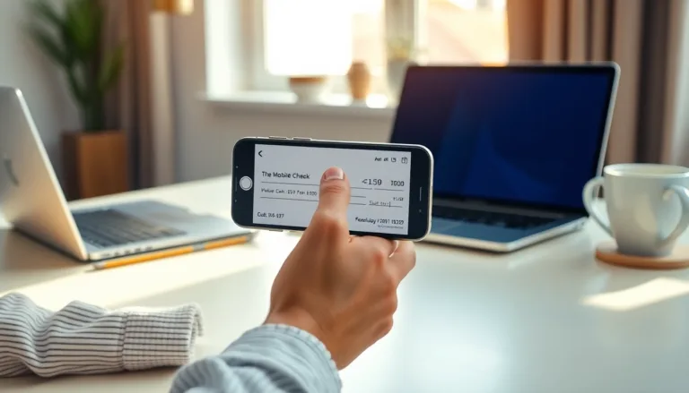 how to use mobile check deposit features-title